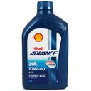 SHELL Advance AX7 4T 10W40 1L - polosyntetický motocyklový olej