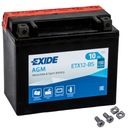 Batéria na motorku 12V 10AH/150A EN+L Exide AGM