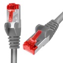 RJ45 CAT 6 S/FTP kábel AWG27 LSZH šedý 15m