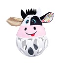 BALIBAZOO COW SENSORY RATTLE LOPTIČKA PRE BOJČATÁ