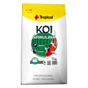 Tropické KOI Spirulina Krmivo pre malé koi kapry, jemné granule 