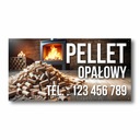 Odolný reklamný banner PREDÁM PELLETOVÉ PALIVO 200x100cm Silný, plachta