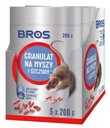 Bros GRANULÁTY 5x200g = 1kg pre MYŠI a POKRKANY