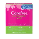 Carefree Cotton Feel Normal slipové vložky s vôňou aloe 56 ks