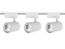 3x LED pásová lampa reflektorová trubica 20W 4000K 1,5m