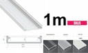 LED HLINÍKOVÝ PROFIL 1m SOLIS 3xLED BIELA ​​+ LAMP