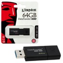 KINGSTON PENDRIVE MEMORY DT100 G3 USB 3.1 64GB