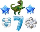 Mini Set Tyrannosaurus DINOSAUR 7th Birthday Balloons