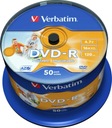 Verbatim DVDR 4,7 GB 16x 50 kusov (43533)