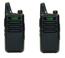 2 ks. Ultrakompaktné 3W UHF rádio KD-C1, napríklad PMR