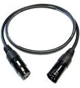 DMX XLR kábel pre svetlá 110 ohm 3 PIN 2m