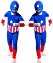 AVENGERS CAPTAIN AMERICA OBLEK S MASKOU VEĽKOSŤ M