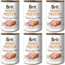 Brit Mono Protein Morčacie & Sladké zemiaky 6x400g