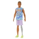 Barbie Fashionistas - Ken Sports outfit s protetickou nohou, DARČEK