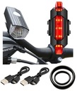 Zadné predné svetlá Cyklistická lampa BIKI Led USB