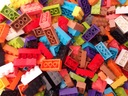 Lego Brick 2x4 Brick Brick Mix Color Classic 100 ks