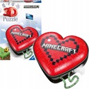 3D puzzle 54 dielikov Minecraft Ravensburger Heart