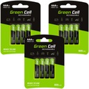 GREEN CELL 12X BATÉRIE AAA R3 800mAh