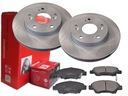 BREMBO PREDNÉ KOTÚČE, DESTIČKY, HONDA CR-Z 262MM