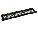 Patch panel patchpanel RACK 19'' 6 24p UTP 0,5U