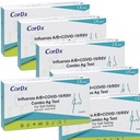 6 x Cordx TEST COMBO 4v1 Chrípka typu A/B RSV,COVID