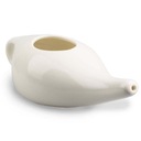 Keramická nádoba sa umyje pomocou Nasal Neti Pot