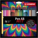 Fixky Stabilo Pen 68 ARTY, 24 farieb