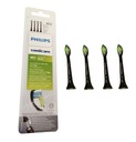 4x PHILIPS HX6064 SONICARE DIAMOND Black TIPS