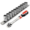 SET 10-19mm KRÁTKE ZÁSUVKY 3/8 YATO RATCHET