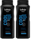 Luksja Men Cool 3v1 sprchový gél 500ml x2