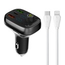 LDNIO FM vysielač LDNIO Bluetooth C704Q 2USB, kábel USB-C + USB-C ]]