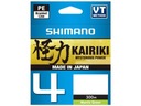 SHIMANO Kairiki 4 Braid 0,19 mm / 300 m Zelená