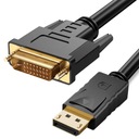 Kábel DisplayPort na DVI DisplayPort DP DVI kábel 1,8M