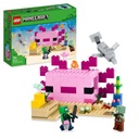 LEGO MINECRAFT AXOLOTL HOUSE RUŽOVÉ BLOKY DARČEK PRE DETI