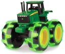 Traktor John Deere Monster - Žiariace kolesá