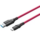 Mathorn MTC-500M USB A USB C kábel 5m purpurový