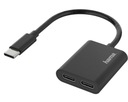 Zástrčka adaptéra HAMA USB-C -2x USB-C