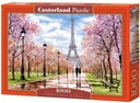 Puzzle 1000 Romantická prechádzka v Paríži Castorland