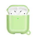 Púzdro AIRPODS KRÍŽOVÝ VZOR MINT