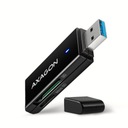 Čítačka pamäťových kariet AXAGON CRE-S2N USB 3.0 čierna