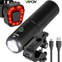 SET BIKE LIGHT PRED ZADNÝ USB LED VAYOX