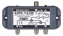 DVB-T ANTÉNNY ZOSILŇOVAČ AWS-143M -3TV + ZÁSTRČKA