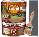 SADOLIN SUPERDECK OLEJ NA TERASY 5L ANTRACIT + PE