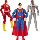 SUPERMAN FLASH CYBORG SET 3 DC KOMIKSOVÉ POHYBLIVÉ POSTAVIČKY VEĽKÉ 30 CM