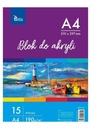 AKRYLÁTOVÝ BLOK A4 15 listov KB012-A4