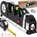 LASEROVÉ MERANIE ÚROVNE 250CM LED LASER 3 LIBS