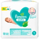 PAMPERS Sensitive vlhčené obrúsky 6x52 ks.