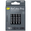 BLACK AAA R03 GP ReCyko PRO Ni-MH batérie