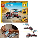 LEGO CREATOR PLATFORMA NÁKLADNÝ VOZIDLO A Vrtuľník 3 v 1 SET 31146