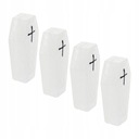 4PCS Simulation Glow Coffin Ozdobte halloweensku rakvu